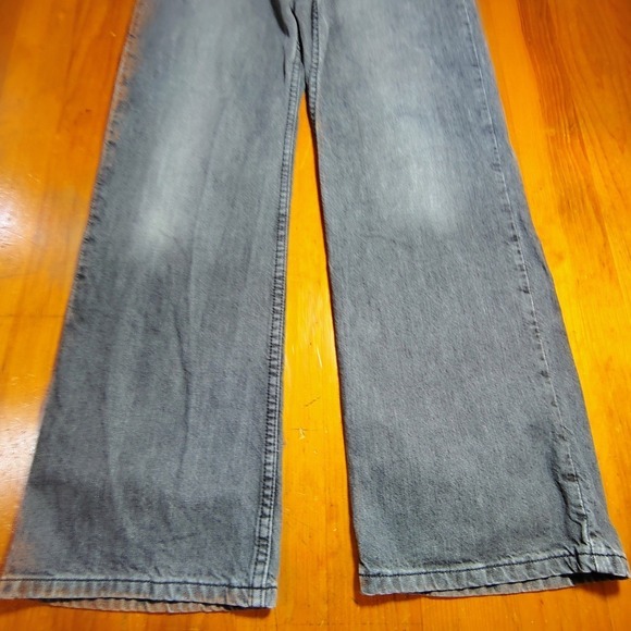 Womens Slim Gray‎ Denim Jeans Size 16 bootcut bell bottom Arizona Jean Co - Picture 3 of 11